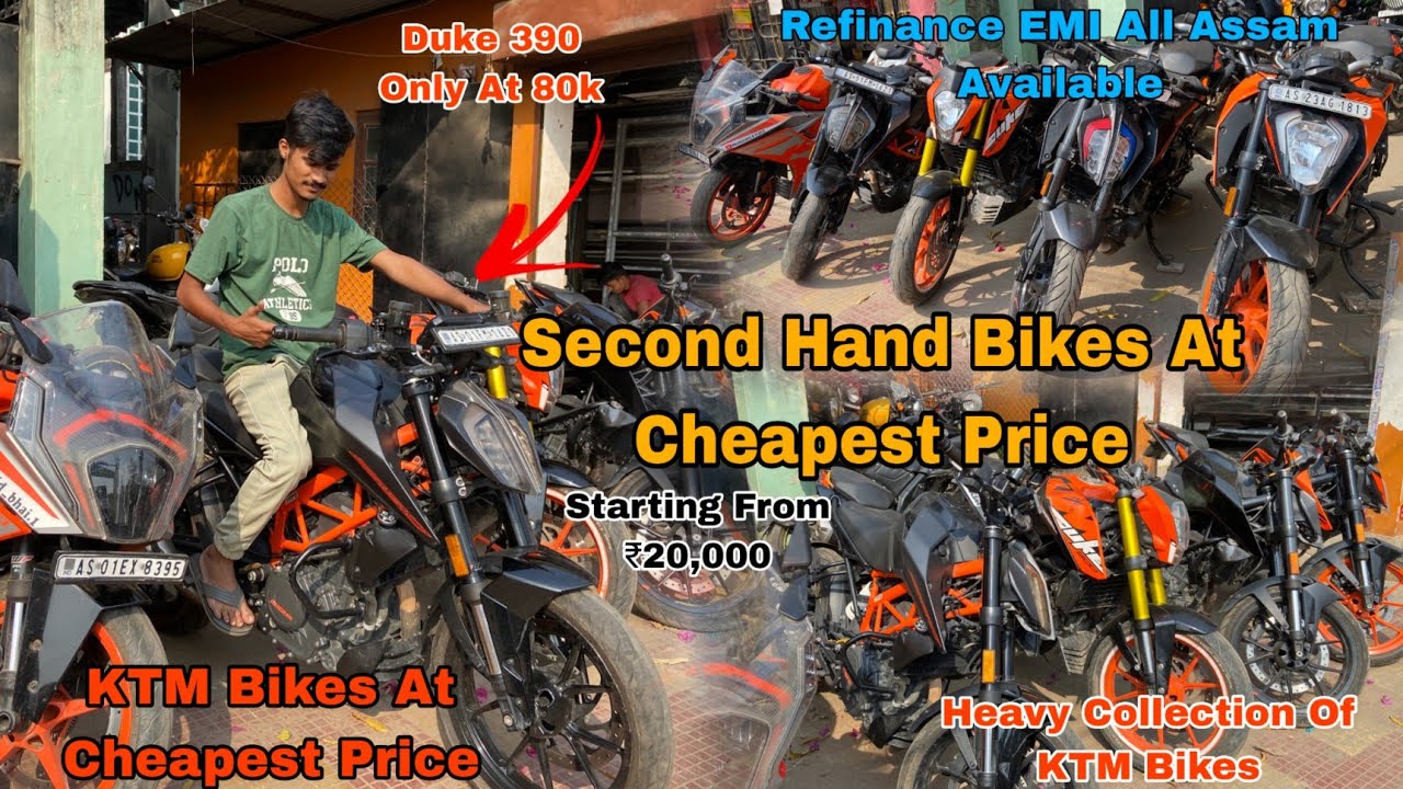 KTM Duke 390 At 80k 😳🧡🔥| Cheapest Second Hand KTM Bike Showroom In Guwahati 🇮🇳🔥| #duke250 #duke390