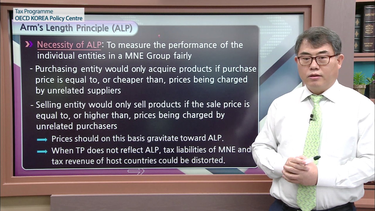 [OECD Tax] Concept of Transfer Pricing and Arm’s Length Principle Lecture 1- Kyung Geun Lee