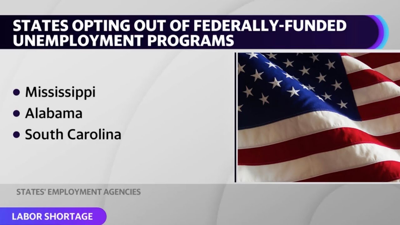 GOP Governors to cut enhanced unemployment benefits
