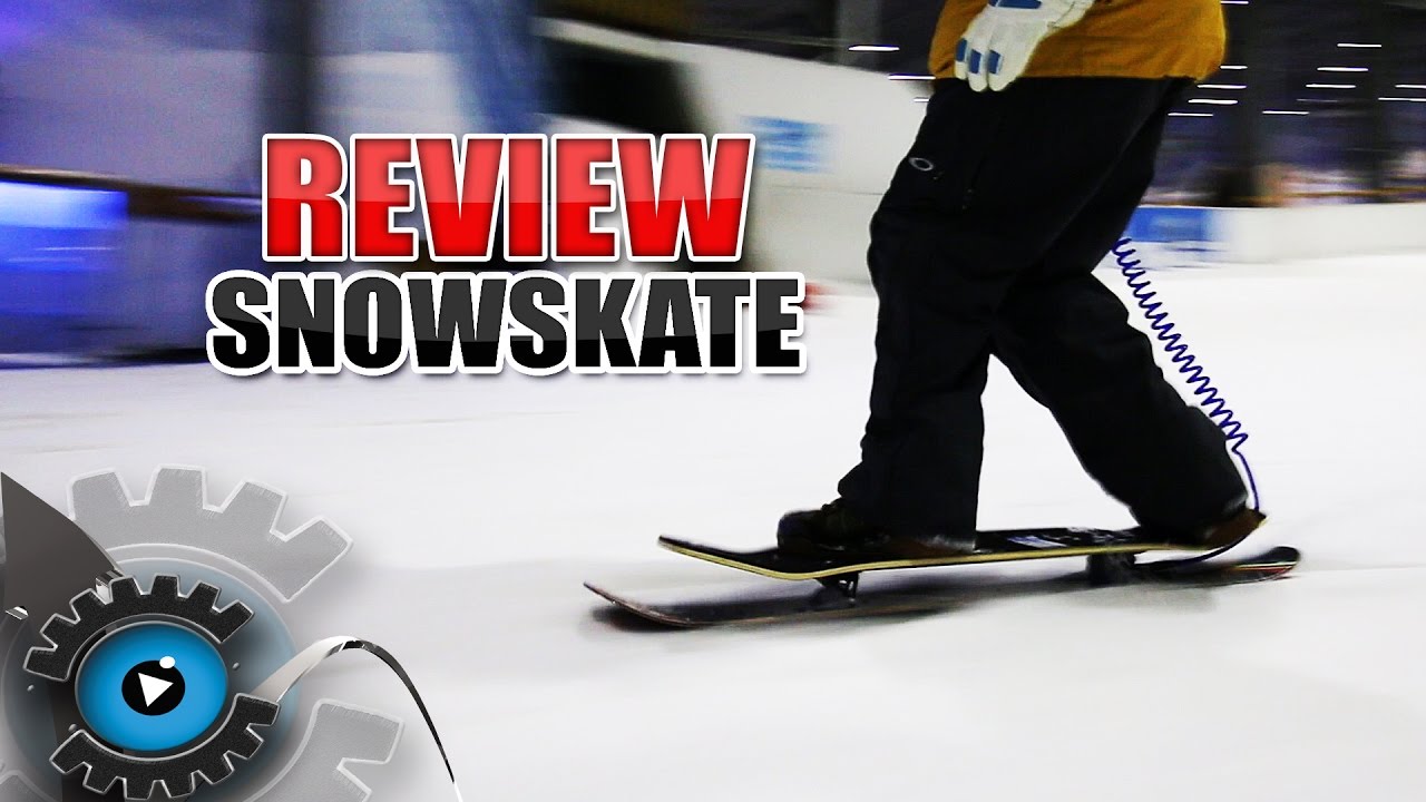 ❄️DAS SCHNEE SKATEBOARD!! ❄️ SNOWSKATE REVIEW - TEST [Deutsch/German]