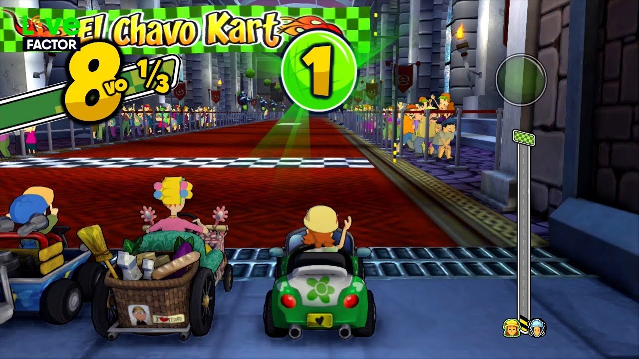 Gameplay - Paty corriendo en la Copa Popis - El Chavo Kart - #Gameplay