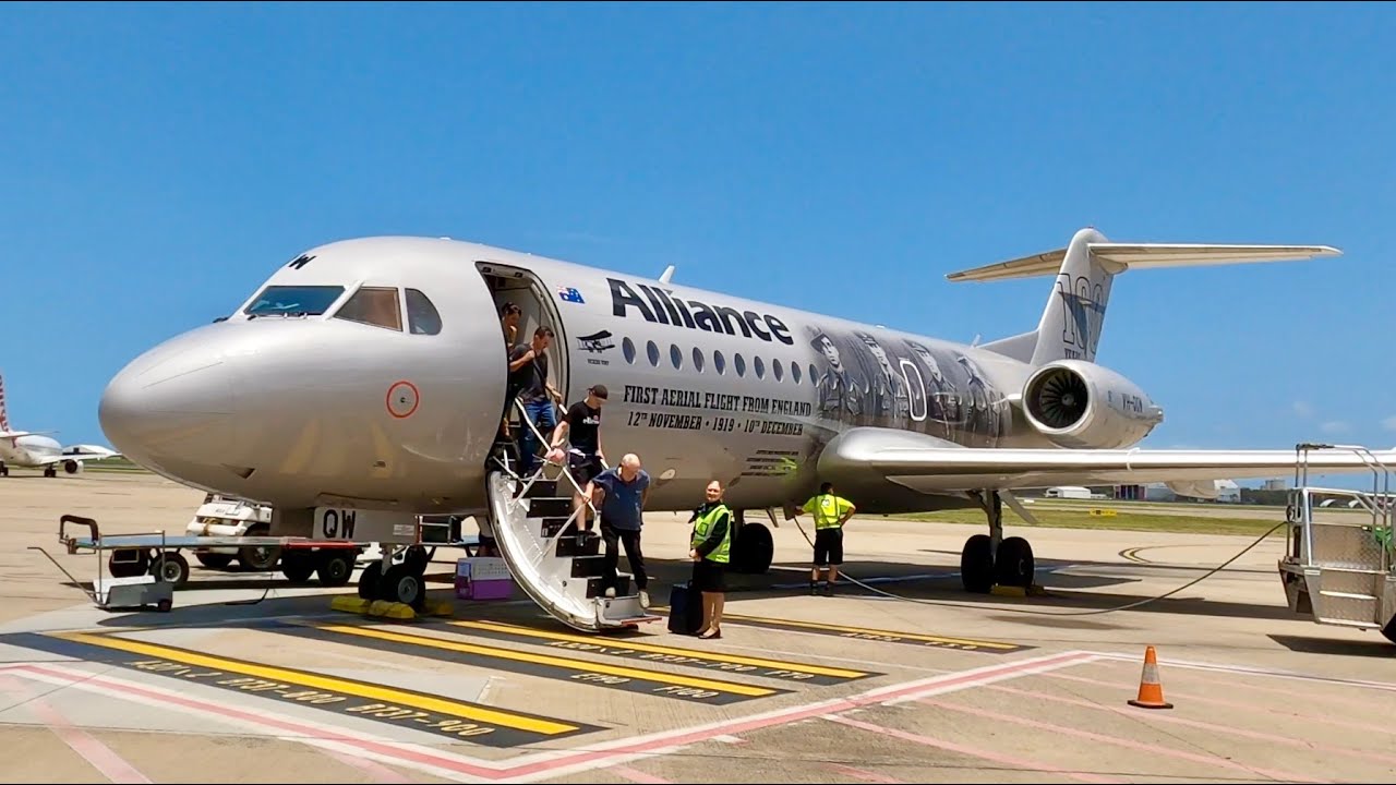 Onboard the Fokker 70 - Alliance Airlines Trip Report from Port Macquarie to Brisbane