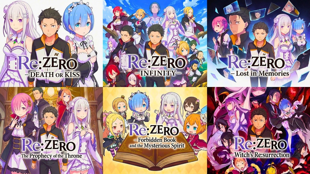 The Evolution of RE:ZERO Games (2017-2024)