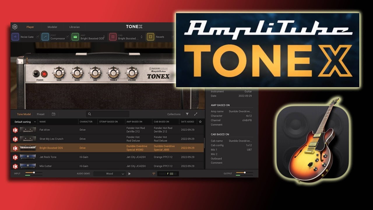 Tonex Pedal Plugins compared to Garageband Amps