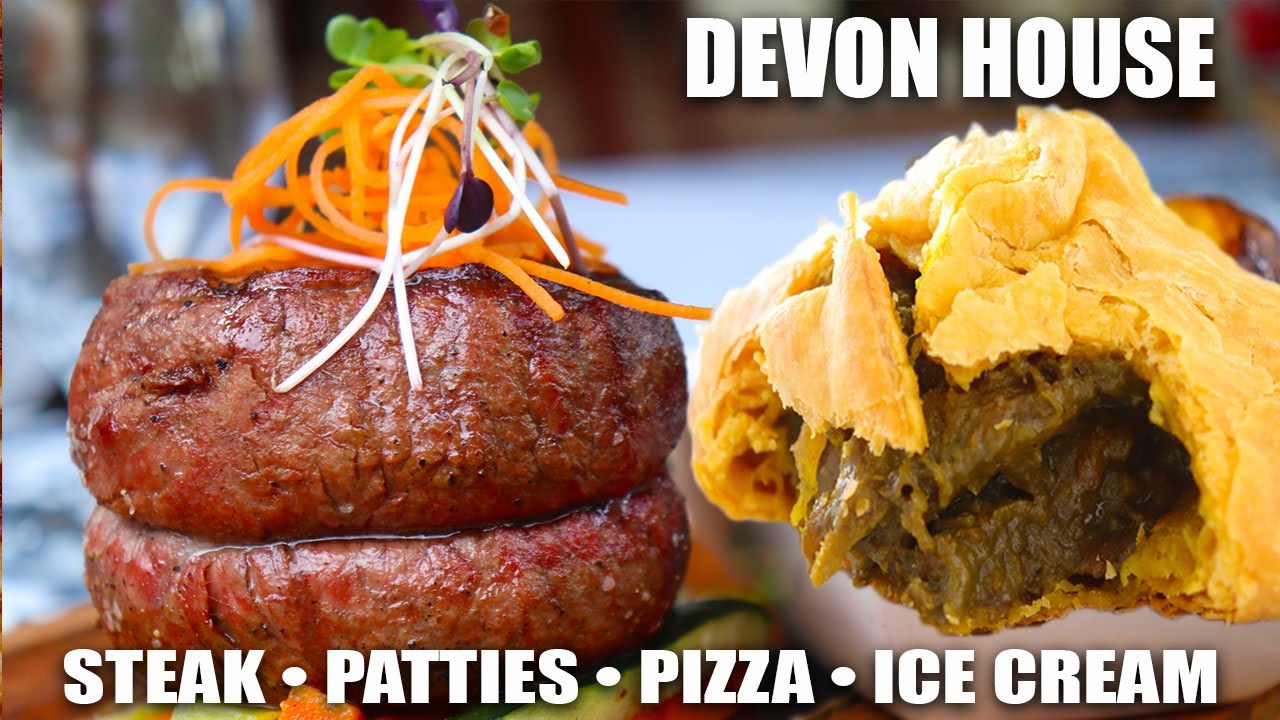 JAMAICAN CURRY GOAT PATTY, STEAKHOUSE, PIZZA & I-SCREAM DEVON HOUSE (JAMAICAN FOOD)