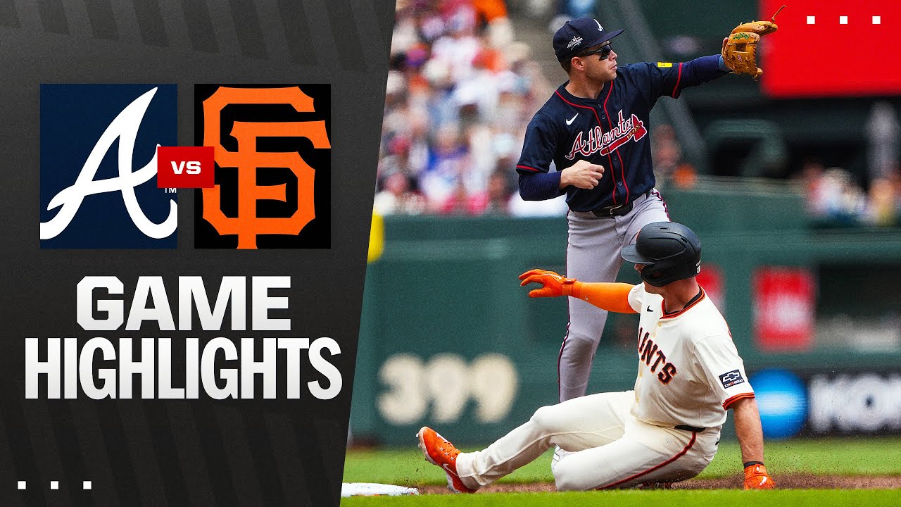 Braves vs. Giants Game Highlights (6/8/25) | MLB Highlights