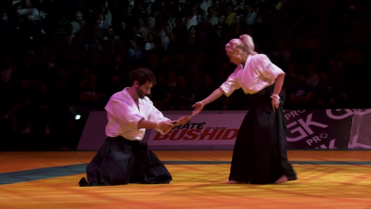 Aïkido Coralie Camilli & Arthur Frattini - Festival des Arts Martiaux de Bercy 2022 Karaté Bushido