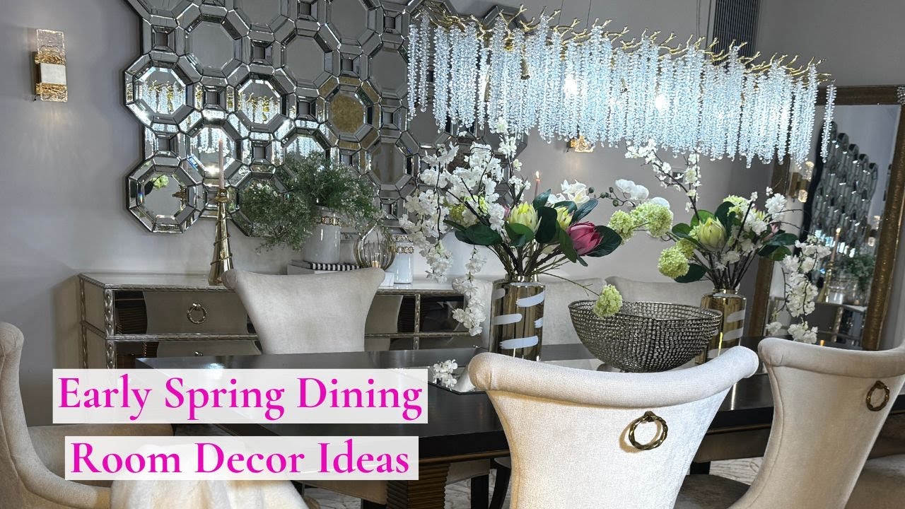 2025 EARLY SPRING DINING ROOM DECOR  |  HOW TO DECORATE A DINING ROOM |  Siterwell Smoke Detector
