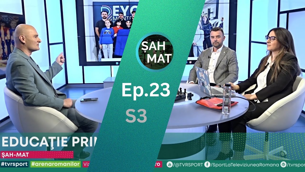 Șah-Mat la TVR Sport, S3.Ep.23 - Vlad Ardeleanu & Mădălina Anușca (prima parte)