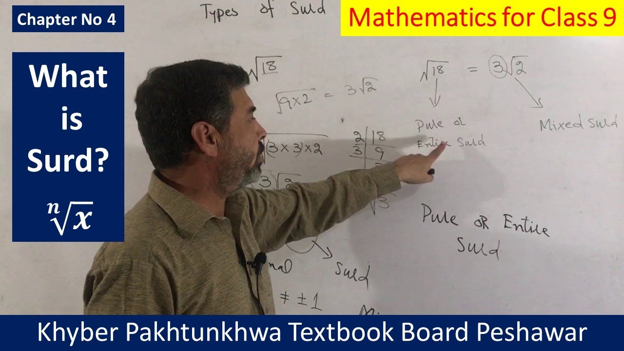 What are Surds ||Conditions for surds|| Order of surds|| types of surds||Mathematics for class 9 KPK