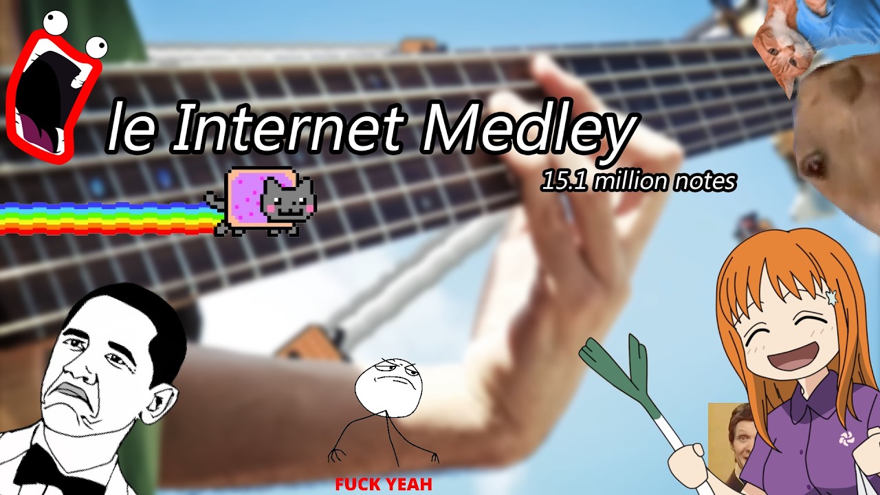 [Black MIDI] The GAG Quartet - le Internet Medley | 15.1 million notes