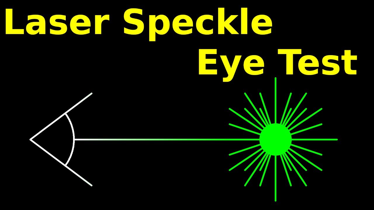 Laser Speckle Eye Test