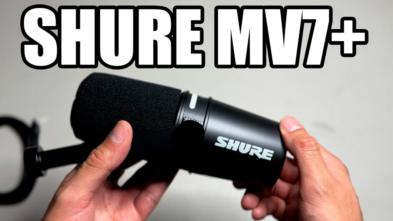 SHURE MV7+ UNBOXING