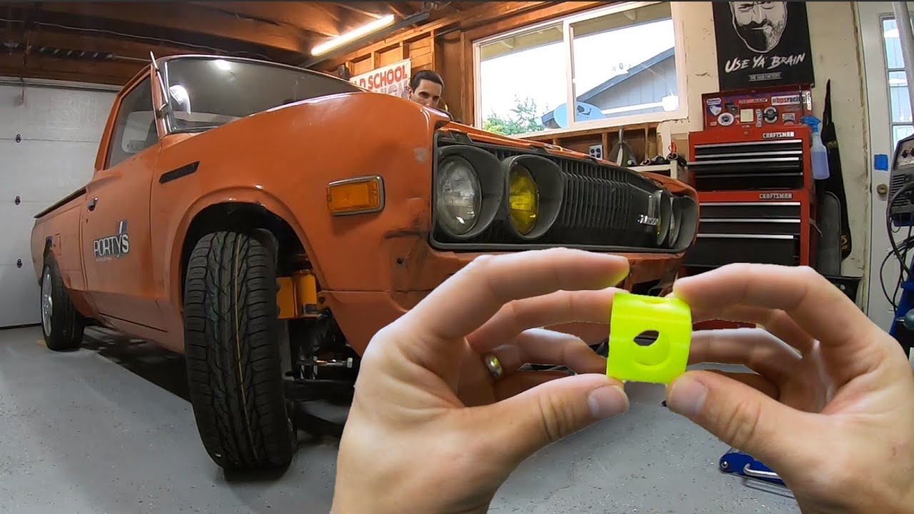 Using my 3D printer to fit my 240sx steering column to my Datsun 620