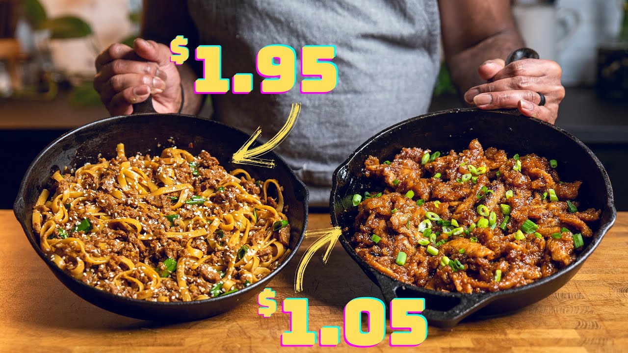 Under $1.96 Restaurant Take Out At Home | Vegan Mongolian Beef (2 Ways)