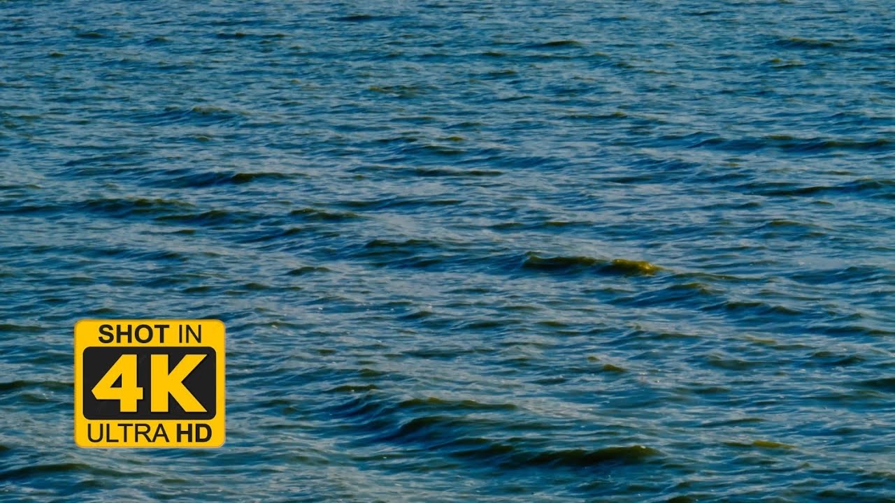 Calm Ocean Waves with No Music | 4K Sea Ambience