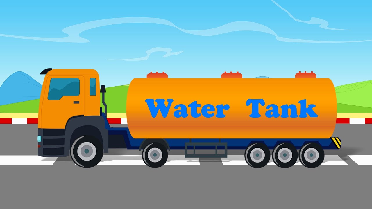 Water Tanker | Uses Of Water Tanker | big trucks | videos for kids |cartoon trucks