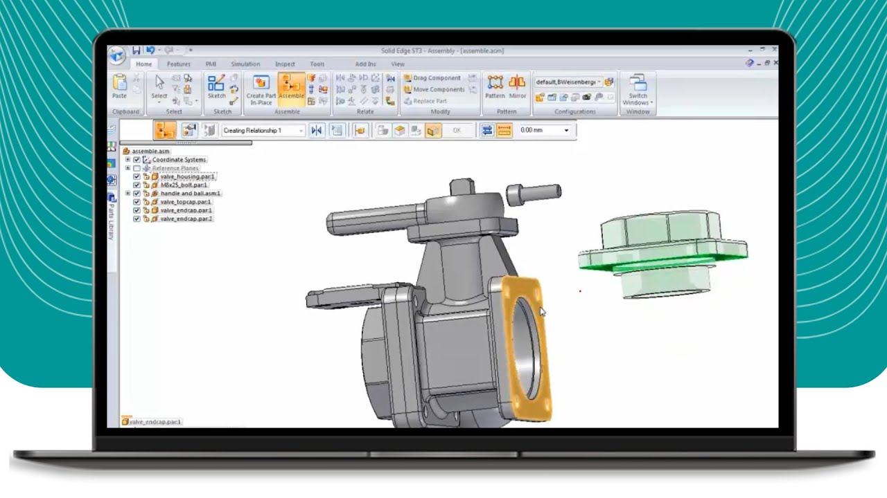 How to Apply Assembly Constraints in Solid Edge? - Tutorial - PROLIM Lunchbyte