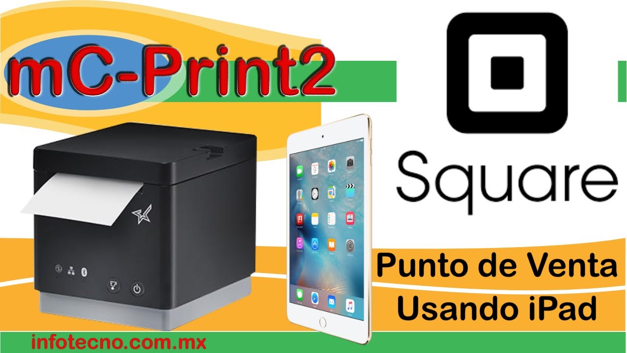 Caja Square, Usando iPad e Impresora mCPrint 2 de Star Micronics 39652110