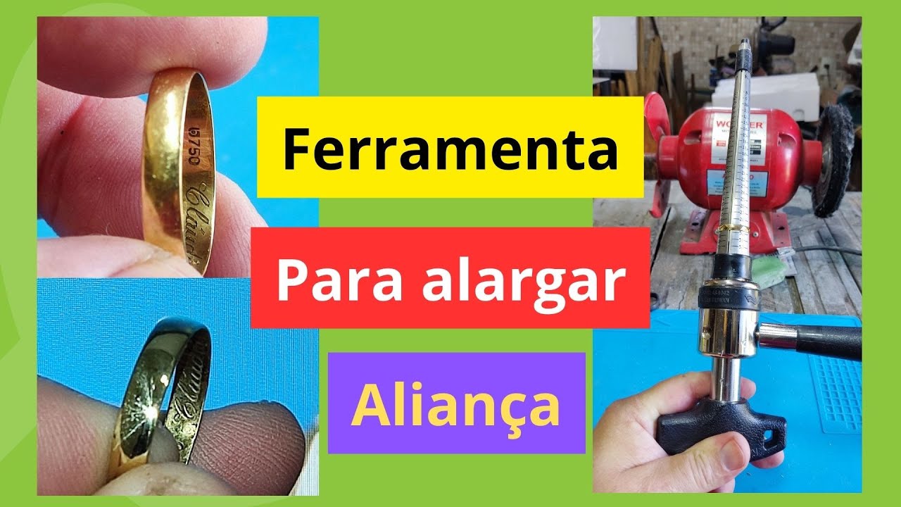 Como alargar e polir aliança - EP257
