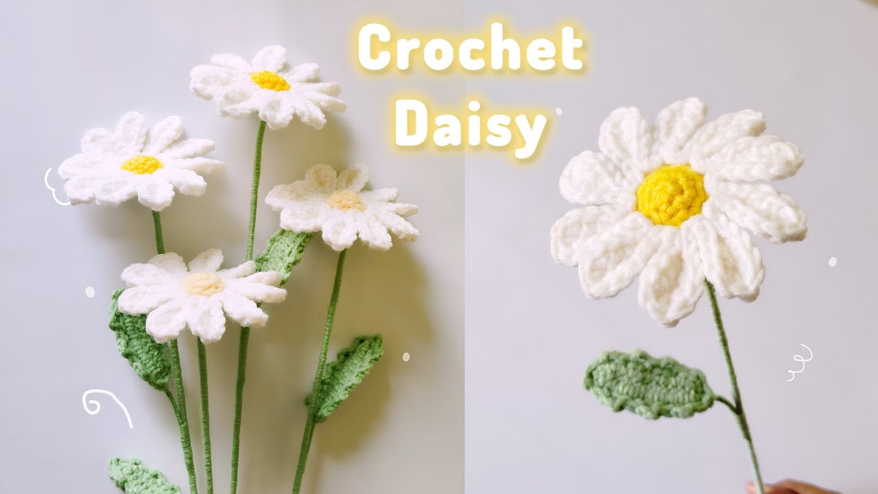 Crochet a DAISY | Easiest Flower Ever?! 🌼 Detailed Crochet Tutorial (2026)