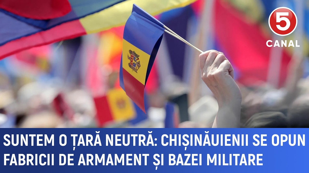 Suntem o țară neutră: Chișinăuienii se opun fabricii de armament și bazei militare