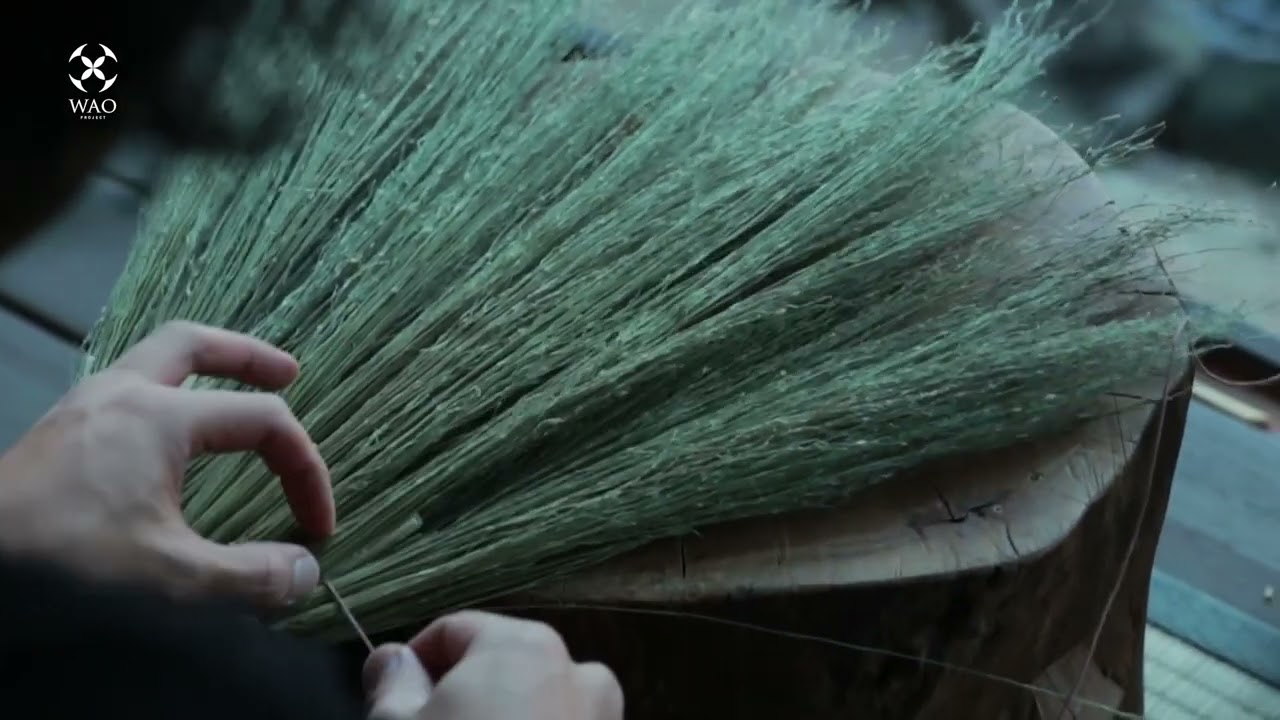 【和の仕事／箒 broom】中津箒 〜ホウキの産声〜  WAO PROJECT／EPISODE.1