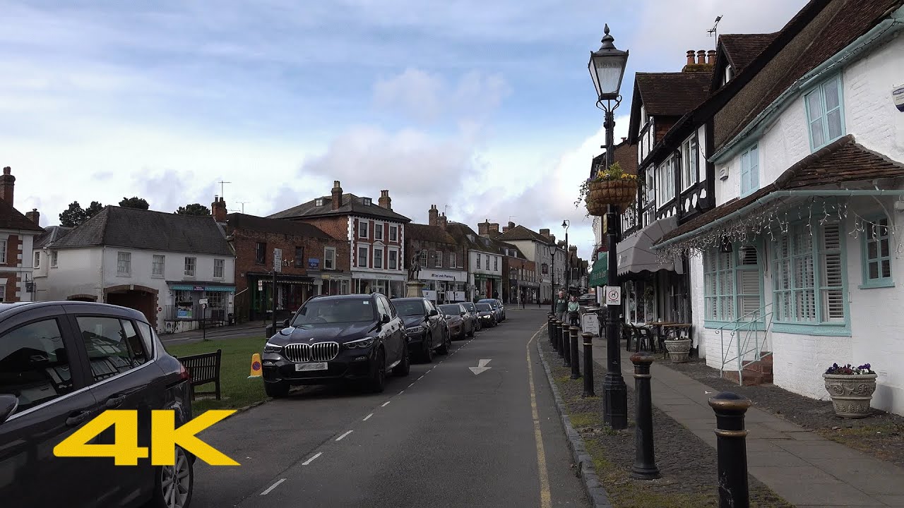Westerham Walk: Town Centre【4K】