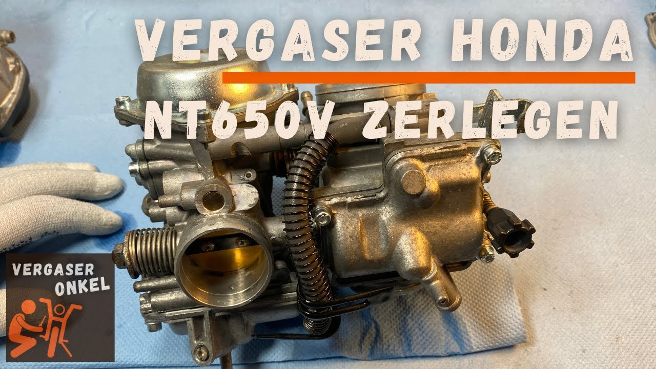 Vergaser Honda NT650V Deauville zerlegen, ausführlich erklärt vom Vergaseronkel