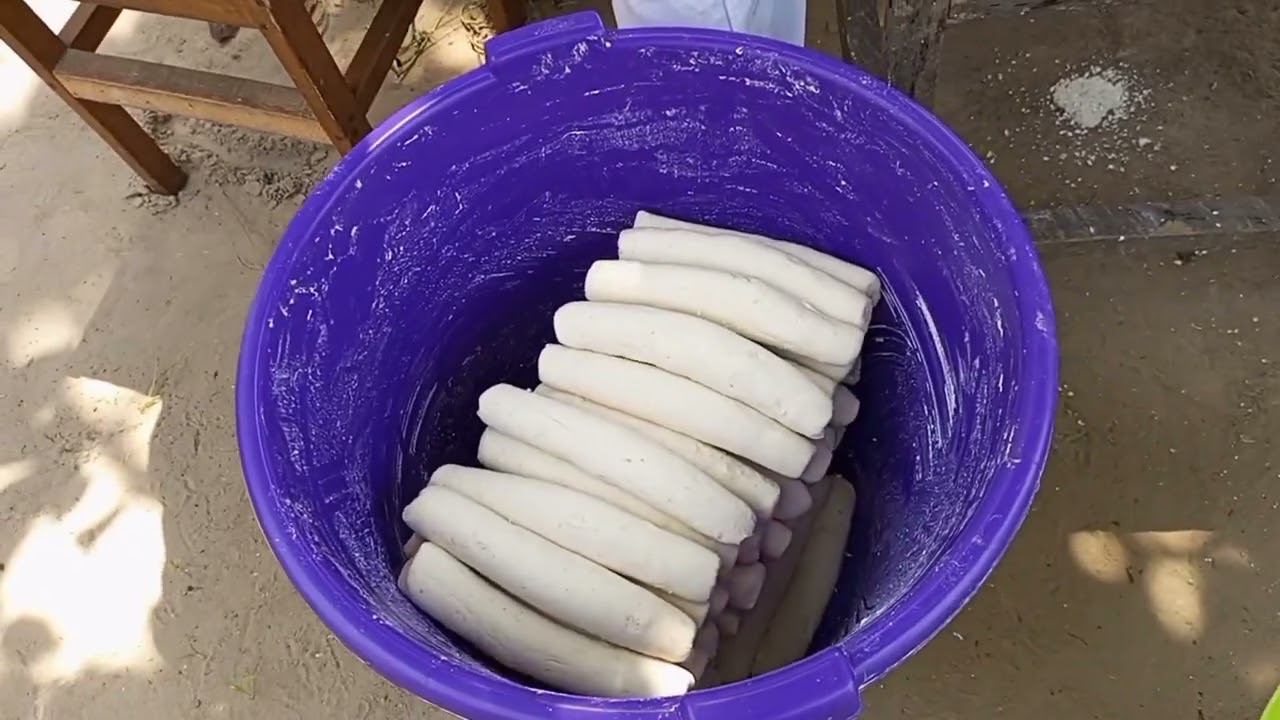 la fabrication du manioc