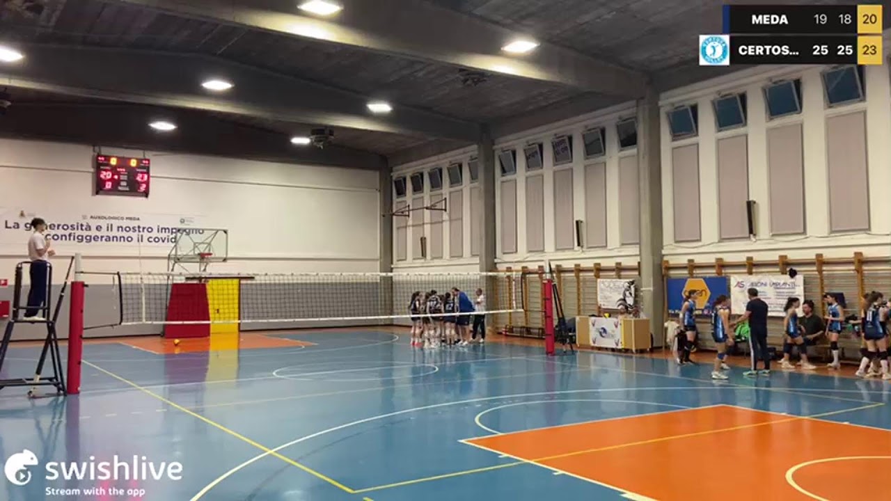 CAMPIONATO REGIONALE UNDER 13 OTTAVI DI FINALE
 MEDA VS CERTOSA VOLLEY