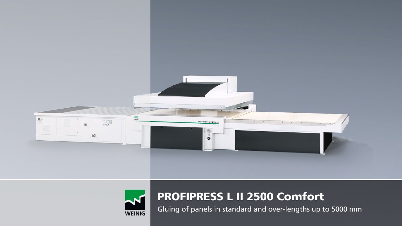 Gluing Press ProfiPress L II 2500 Comfort | Gluing of standard and over lengths