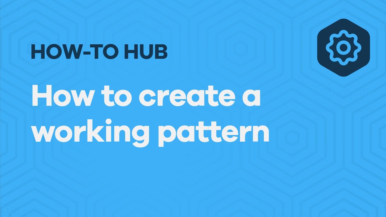 How to create a working pattern (UK)