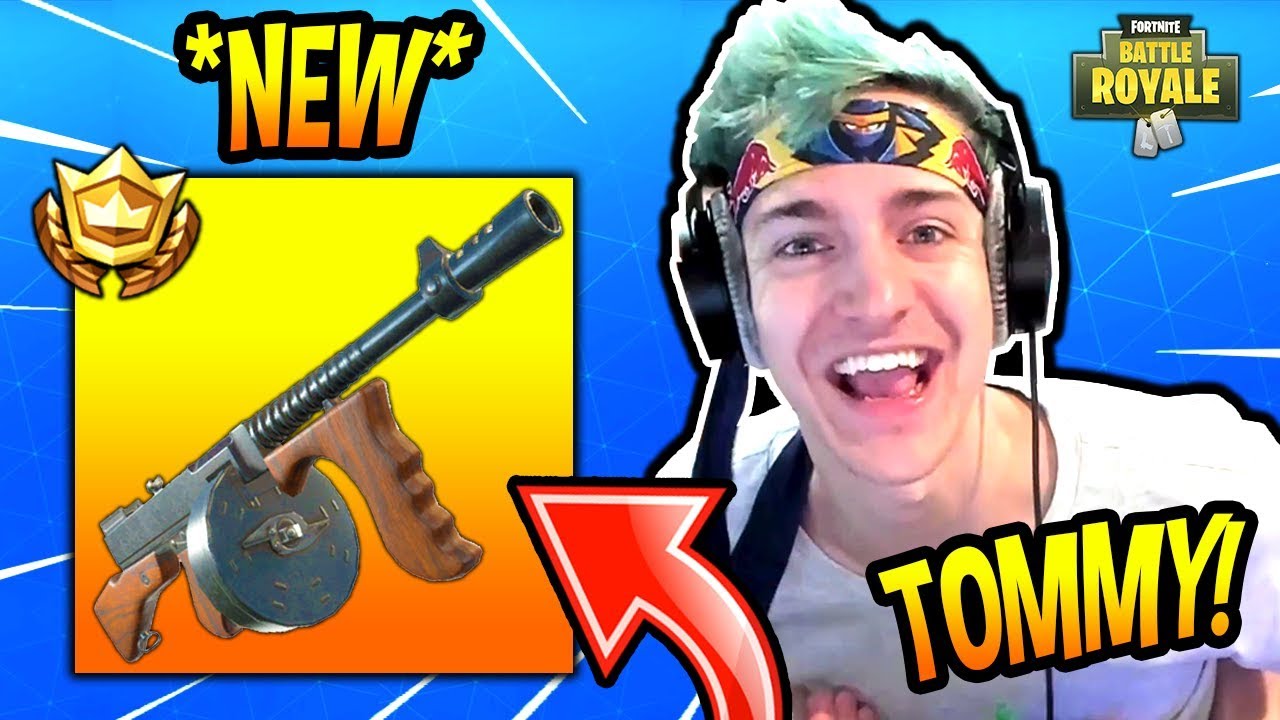 NINJA REACTS TO *NEW* DRUM GUN! *LEGENDARY* Fortnite SAVAGE & FUNNY Moments