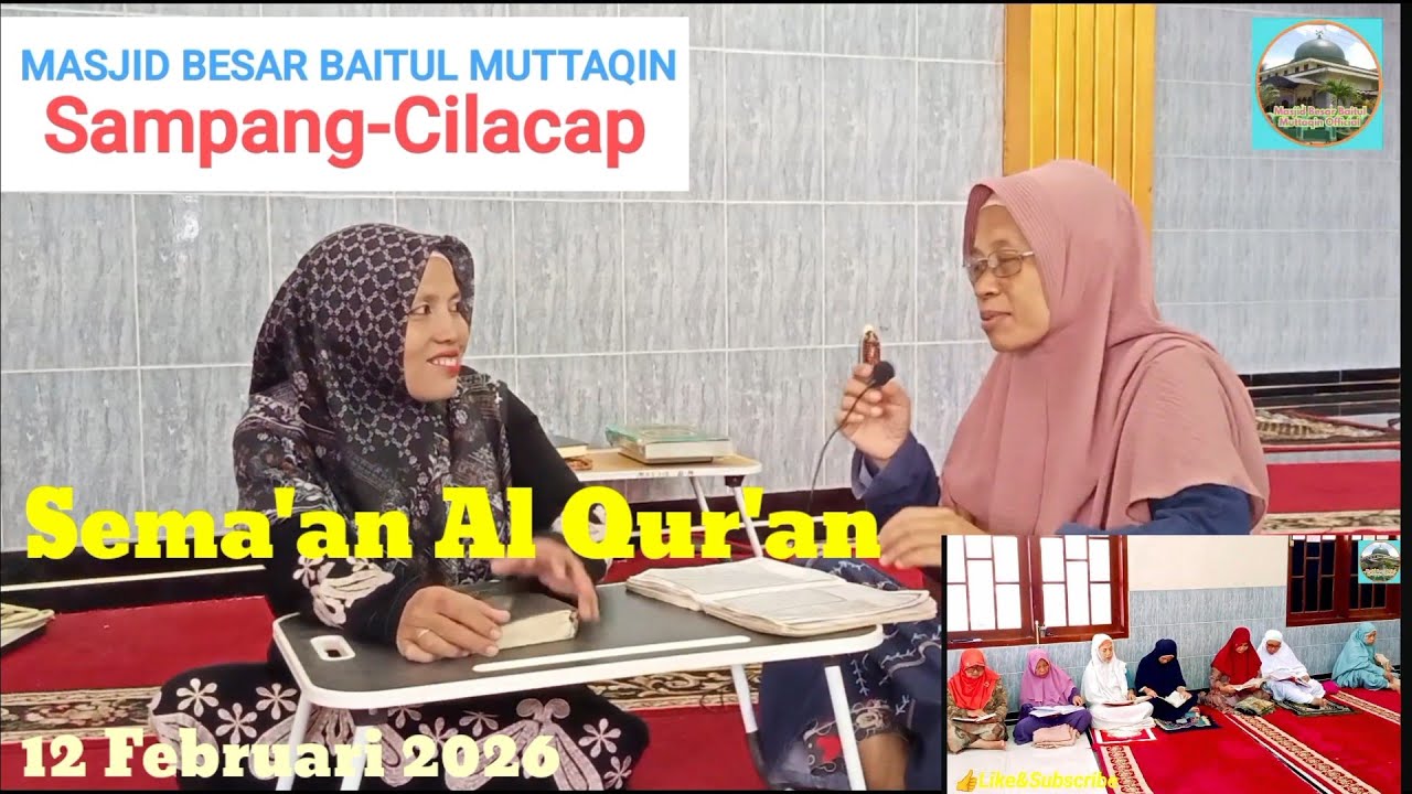 SEMA'AN Al Qur'an Masjid Baitul Muttaqin Sampang Cilacap #youtube #religion #video #dakwah 