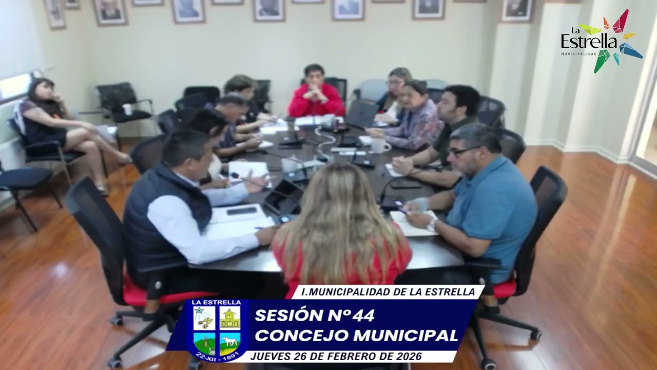 Sesión N°44 Concejo Municipal La Estrella