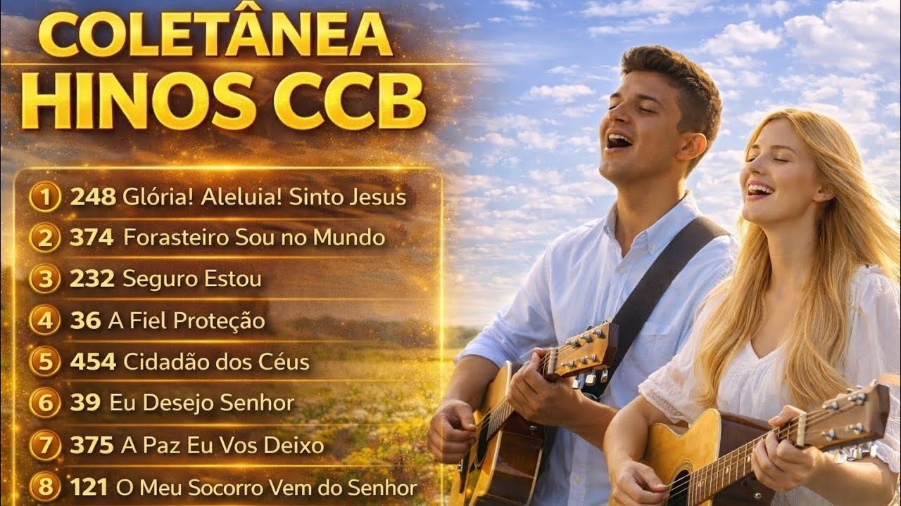 HINOS CANTADOS CCB ✨ Coletânea Hinos CCB | Louvores que Edificam a Alma ✨