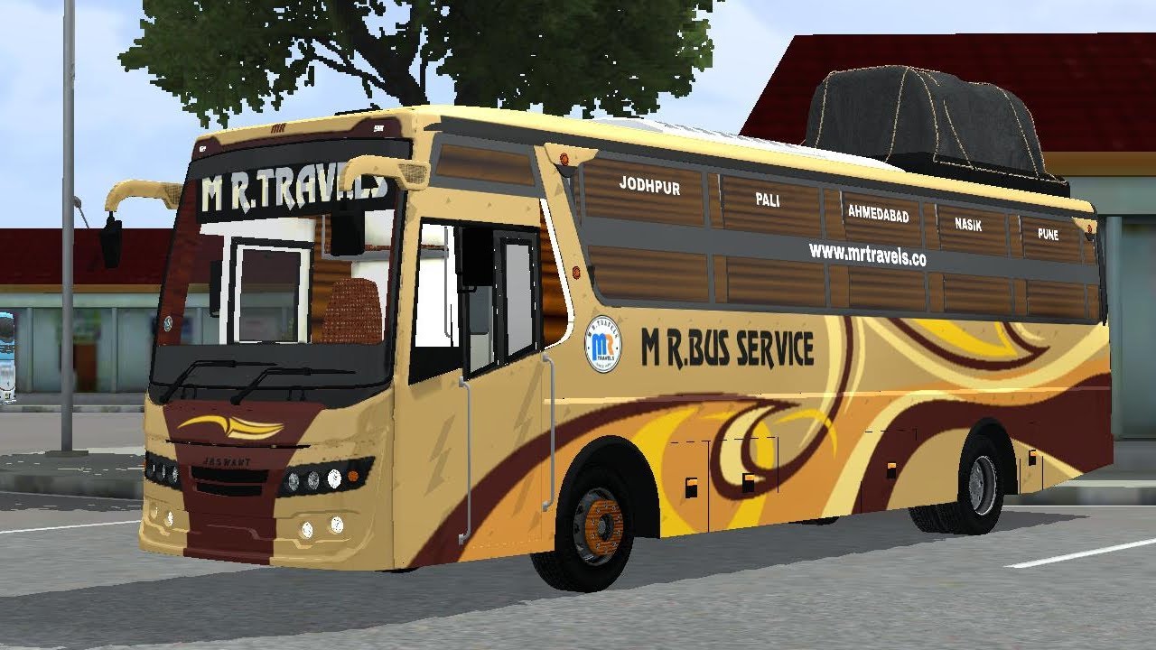 MR TRAVELS Jaswant Coach Sleeper bus mod for bussid | bus mod
