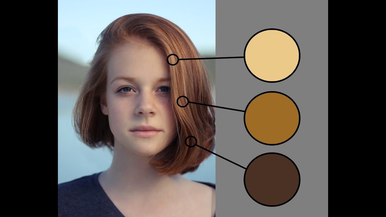 Color Recipes #019: Auburn Hair! Color Mixing Challenge for Oil and Acrylic Paint