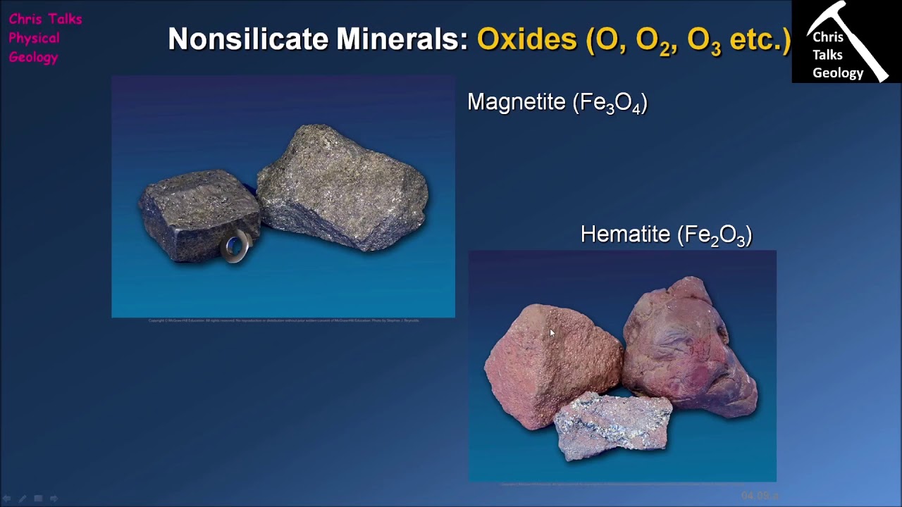 What are Some Common Nonsilicate Minerals? (Chapter 4 - Section 4.9)