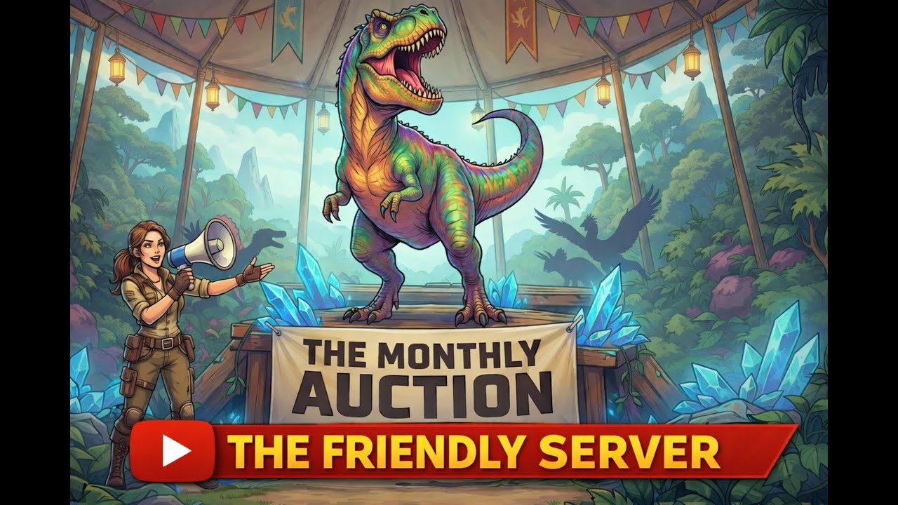 Ark Ascended. The Friendly server Auction. FEBUARY 2026
