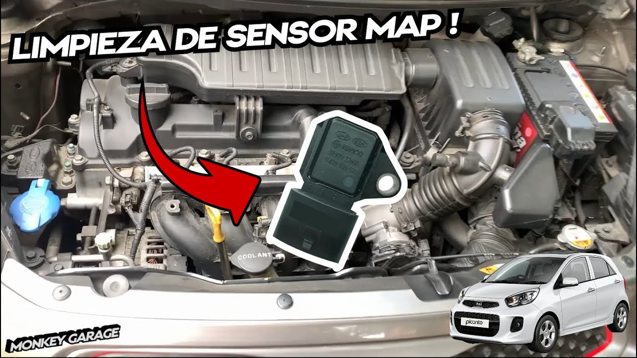 Limpieza de sensor map Kia Picanto Ion