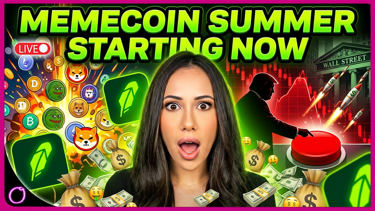 CRAZY Robinhood Memecoins SAVE Crypto while Trump NUKES entire Stock Market?
