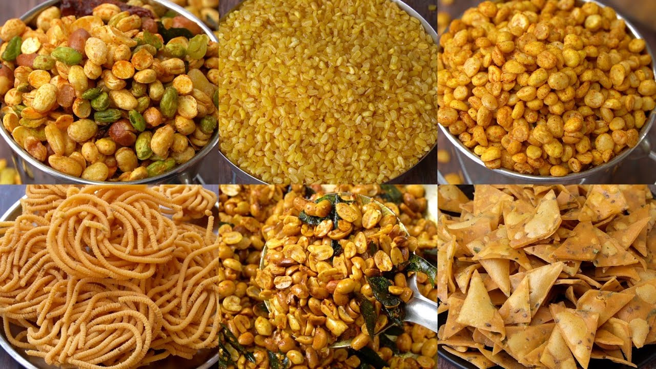 ತುಂಬಾ ಸುಲಭವಾಗಿ ಮಾಡುವಂತಹ ರುಚಿಯಾದ ತಿಂಡಿಗಳು 😋| Murukku Kannada | Moongdal| Chanadal