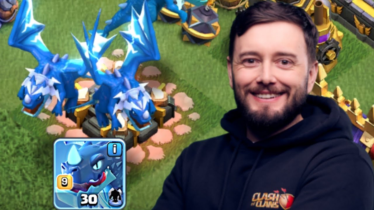 DRAG ELÉTRICO ESTÁ ABSURDAMENTE FORTE NO CLASH OF CLANS !