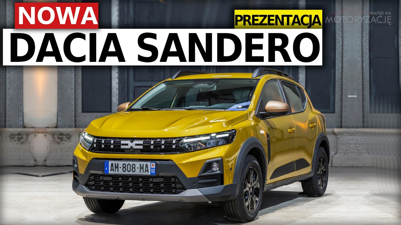 DACIA SANDERO 2026 - PREMIERA W POLSCE