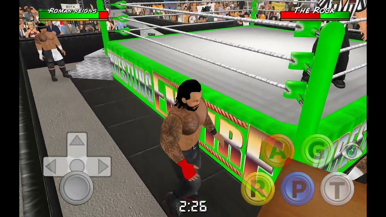 Roman reigns VS the rock (Gaming)