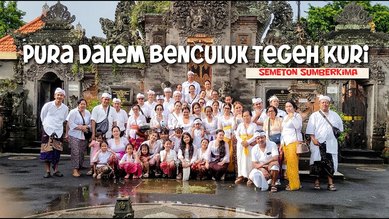 Semeton Sumberkima Sembahyang Bersama di Pura Dalem Benculuk Tegeh Kuri , Tonja,  Denpasar