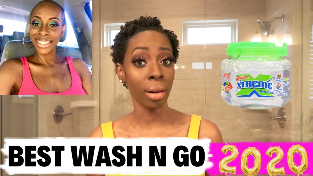 BEST WASH N GO WITH WETLINE XTREME GEL | BEST GEL FOR BLACK WOMEN 2020 | TWA WASH DAY ROUTINE