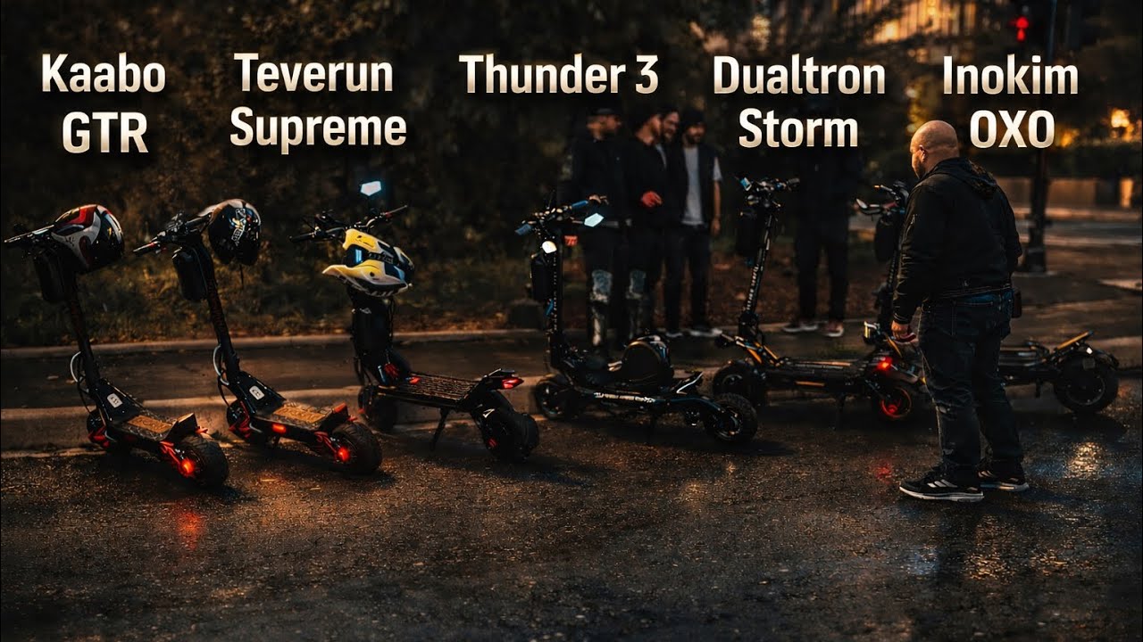 Night ride _ Kaabo GTR / Teverun Supreme / Thunder 3 / Dualtron Storm / Inokim OXO